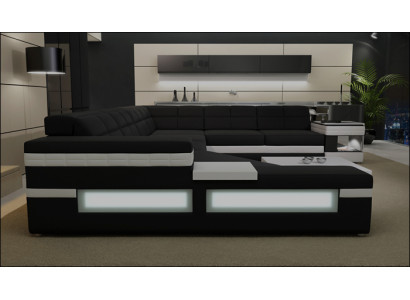 Designer sofa Sofa Living landscape Corner sofa Living landscape Upholstery Couch new