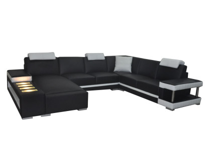 Designer Leather Upholstery Corner Sofa Upholstery Corner Landscape Room Big Leather