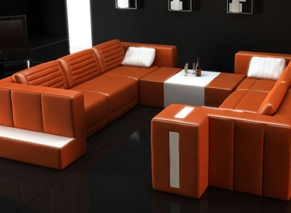 Modern Elegant Design Living room sofas Upholstered furniture U-shape for your home