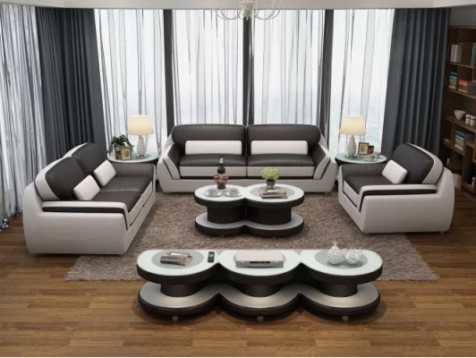 Designer Sofa Leather Sofa Sofa set 321 Seater Modern Sofa Living landscape