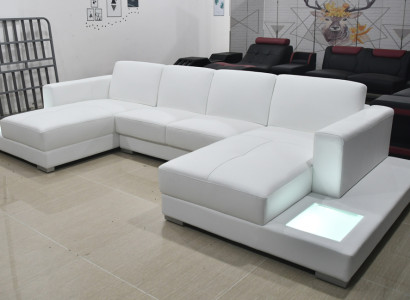 Leather Sofa Sofa Modern Upholstery Leather Design Corner sofa Couch Fabric Living landscape