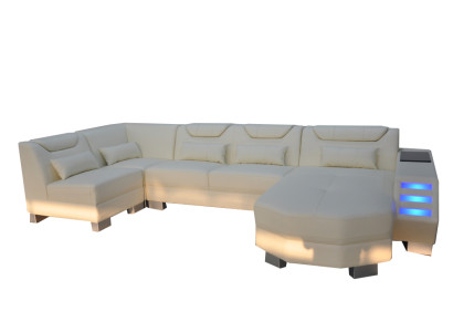 Designer Sofa with USB Corner Leather Corner Sofa Upholstery Room Leather Seat Upholstery new