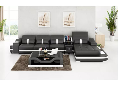 Upholstery Corner sofa Corner sofa Living landscape Leather sofa Designer sofa Corner sofa L-shape