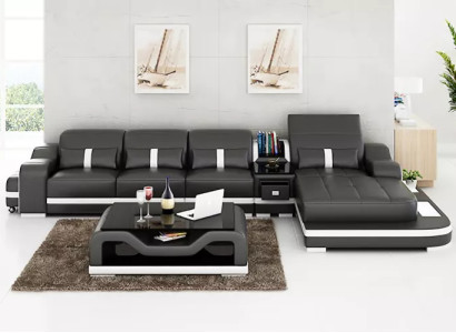 Upholstery Corner sofa Corner sofa Living landscape Leather sofa Designer sofa Corner sofa L-shape