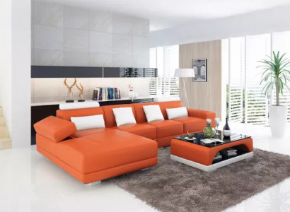Leather sofa Corner sofa Upholstery Designer sofa Modern sofa Corner sofa L-shape