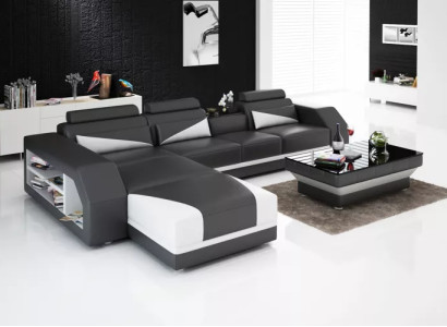Corner sofa Upholstery Designer sofa Modern sofa Leather sofa Corner sofa L-shape