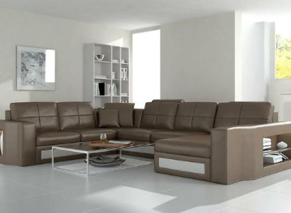 Corner sofa Leather sofa Big XXL U-shape Living landscape Sofa Couch Suite new H2210