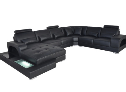 Design Leather Upholstery Seat Corner Room Sofa Corner Sofas Landscape Designer Living