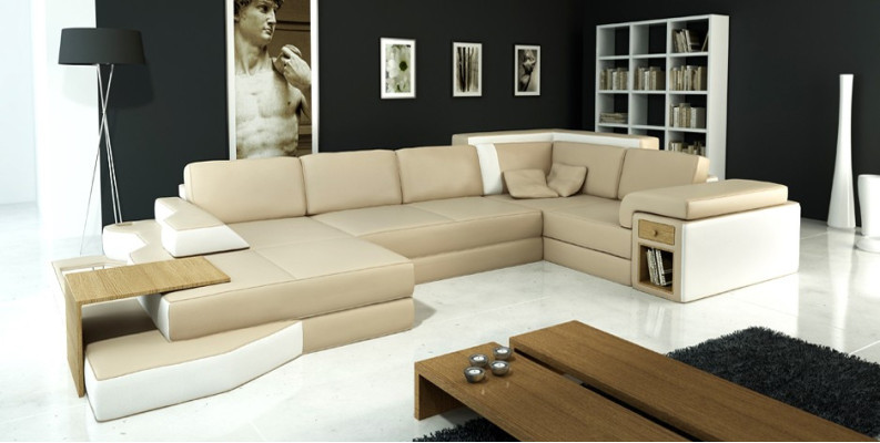 Luxurious Corner sofa for Living room in U-shape Discover a great design