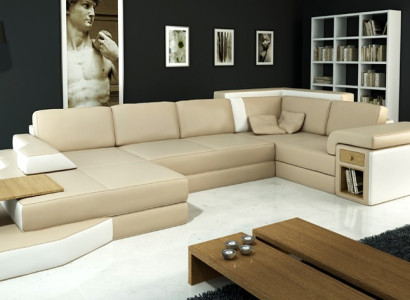 Comfort on a grand scale U-shaped corner sofa for the perfect living room