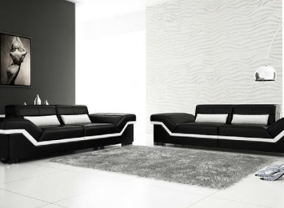Leather Sofa USB Sofa 3+3 Seater Design Sofa Upholstery Leather Suite Couch