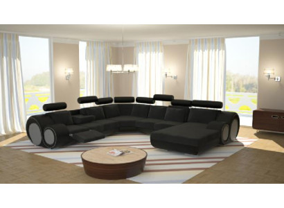 Sofa Designer Living landscape U-shape Couch Corner sofa with USB Upholstery Suite Sofas