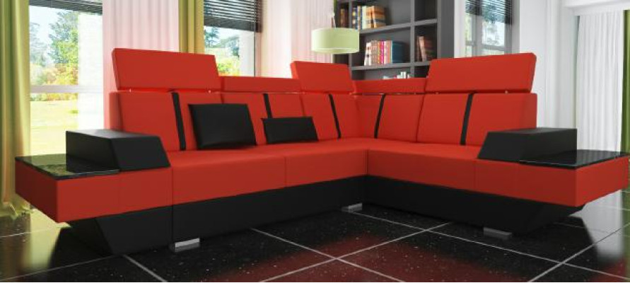 Upholstery Couch Sofa with USB,Corner sofa Leather couch Designer leather sofa Living landscape