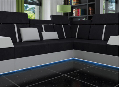 Design Living landscape Sofa Corner sofa USB Fabric Textile Leather Custom made Corner sofa