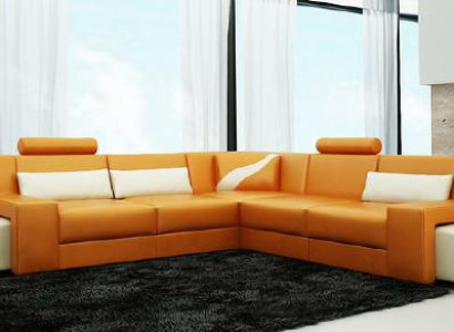 Living landscape Upholstery Corner Corner Sofa with USB Suite Landschaft Leather V015B new