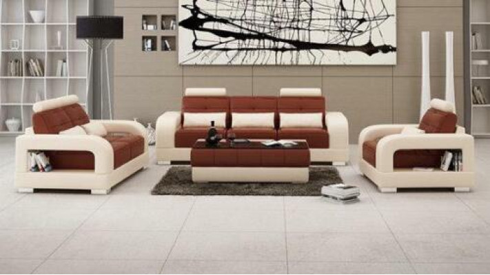 Sofa Couch Upholstery Living landscape Seat Furniture Set Suite 3+2+1 Couches