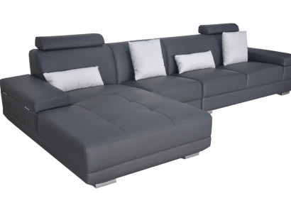 Leather Couch Upholstery Seat Corner Suite Modern Design Sofas Living landscape
