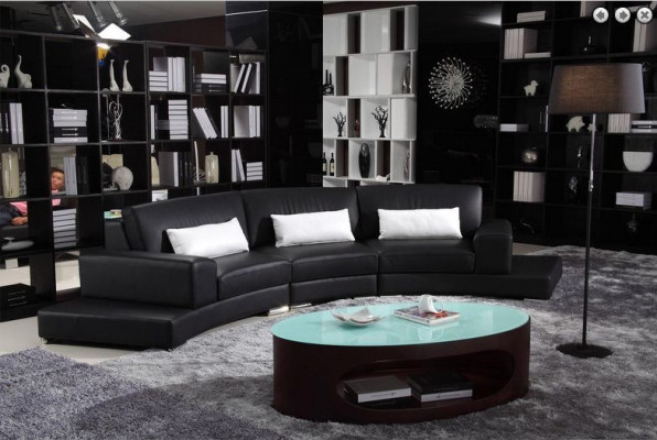 Leather sofa Couch Living landscape Corner sofa Corner Suite Design Modern Sofa A1130