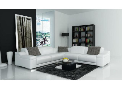 Living landscape Upholstery Corner Corner Sofa Seat Couch Suite Landscape Leather 2711D