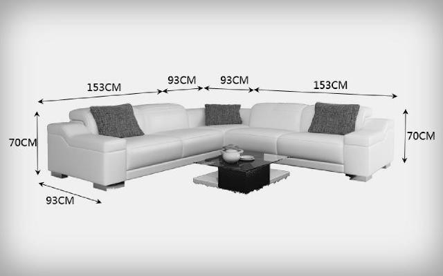 Living landscape Upholstery Corner Corner Sofa Seat Couch Suite Landscape Leather 2711D