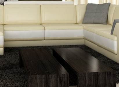 Designer sofa with USB Corner sofa Couch Leather sofa Upholstery Seat Corner Suite +light