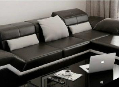 Leather sofa Corner sofa with USB Sofa Suite Couch Living landscape Upholstery Sofa new