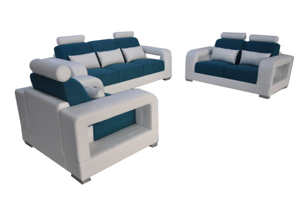 Sofa Couch Upholstery Living landscape Seat Furniture Set Suite 3+2+1 Sofas with USB
