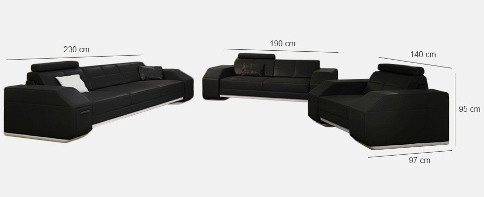Designer sofa set leather sofa USB set 3+2+1 suite new sofa couch sets
