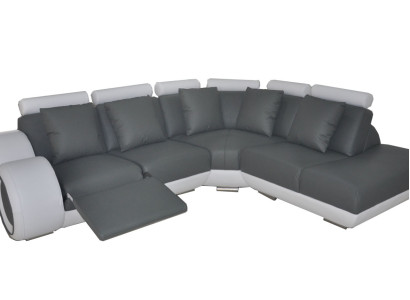Leather sofa Couch Living landscape Corner Suite Design Modern Sofa + USB new Corner sofa