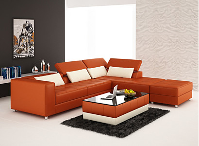Modern design meets comfort. Modern L-shape sofa for your living room