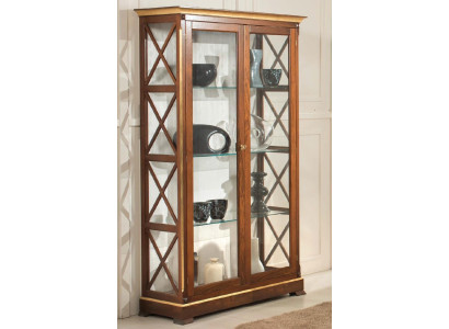 Solid wood showcases Glass Wardrobe Real wood Display case Living room Furniture Sideboard new