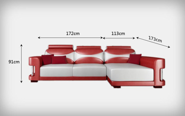 Corner sofa Corner Sofa with USB Suite Upholstery Leather Living landscape Chaise lounge Wies