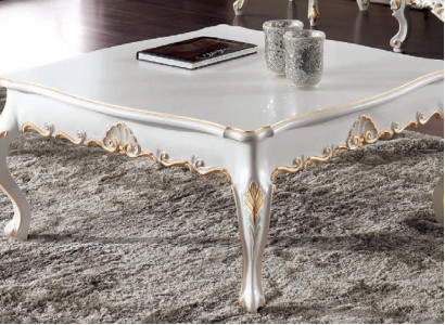 Coffee table Side table Living room Wood Tables Side Italy Style Table White