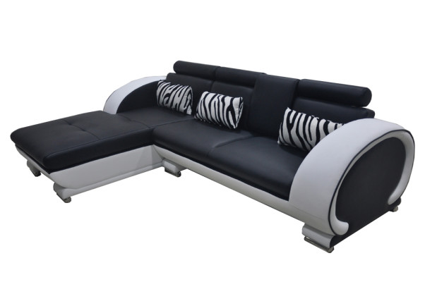 Corner Sofa Leather + USB Corner Suite Living Corner Landscape L-shape Upholstery new Design