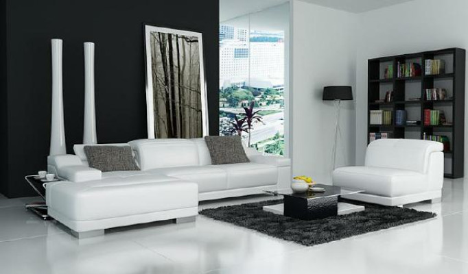 Living landscape Upholstery Corner Corner Sofa with USB,Suite Landschaft Leather new /2711B