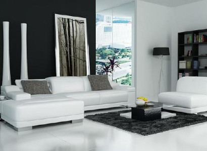 Living landscape Upholstery Corner Corner Sofa with USB,Suite Landschaft Leather new /2711B