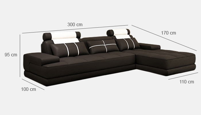 Leather sofa Corner sofa Sofa with USB Upholstery Corner Designer Sofas Couches new Paris S/O