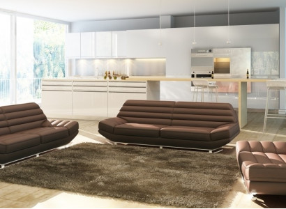 Sofa set 3+2+1 Couch Upholstery Seating Set Sofa Suite Designer KalbachB