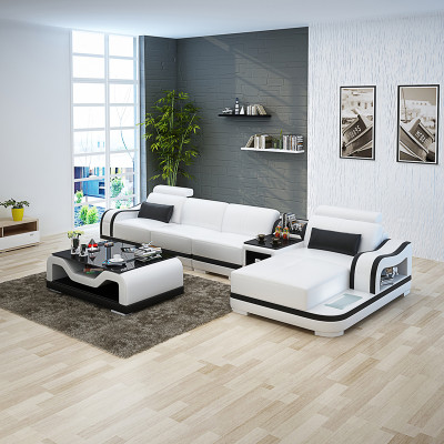 Sofa Leather Sofa Couch Modern Living landscape Corner sofa Corner Suite Design