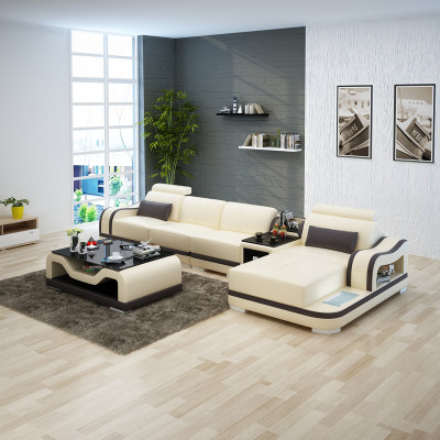 Sofa Leather Sofa Couch Modern Living landscape Corner sofa Corner Suite Design