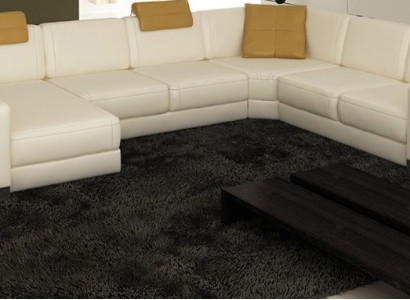 Living landscape Designer Sofa Couch Big Upholstery Leather Sofas Corner Corner Seat