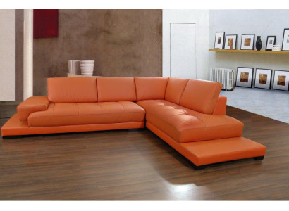 Living landscape Upholstery Corner Corner Sofa with USB Suite Landscape Leather new 1060