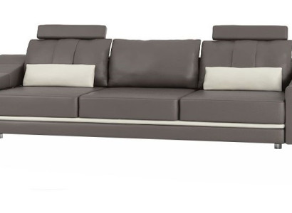 Modern Luxury Designer Sofa 3 Seater Furniture Upholstery Textile Brown Couches Corner