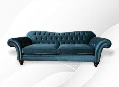 Sofa Luxury Textile Chesterfield Couch Sofas Upholstery Big 3 Seater Suite