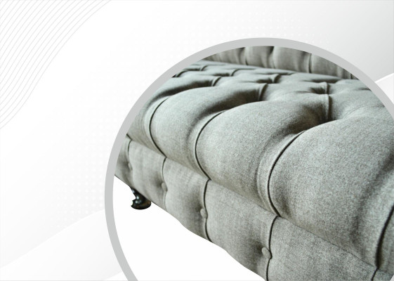 xxl Big Sofa Couch Chesterfield 265cm Upholstery Sofas 4 Seater Textile Modern