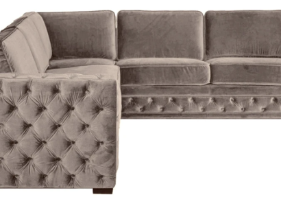 chesterfield couch luxury velvet fabric couchen sofa set buttons upholstery new beige