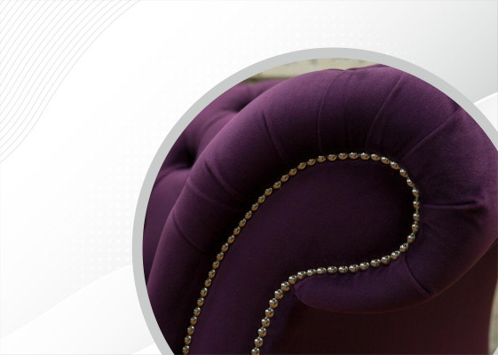 XXL Sofa 3 Seater Couch Upholstery Chesterfield Seat Suite Textile Leather
