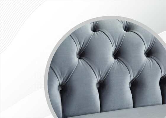 Chesterfield Sofa Couch Upholstery Fabric Leather Textile Couches Decoration Suite
