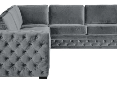 Corner sofa Gray Corners Velvet Furniture Design Living landscape Couch Corner suite Upholstery
