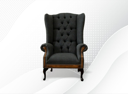 Chair 1x Living room Upholstered Chair TV Lounge Textile Seat Armchair